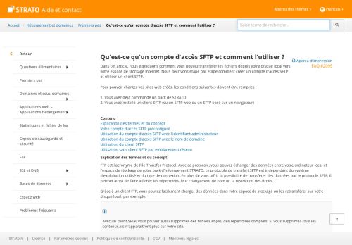 
                            3. Qu'est-ce qu'un compte d'accès FTP et comment l'utiliser - STRATO