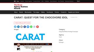
                            13. Quest for the Chocovore Idol | Momas Awards