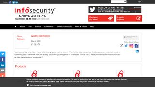 
                            7. Quest Software - 2018 Exhibitors - Infosecurity North America