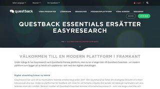 
                            7. Questback Essentials ersätter Easyresearch | Questback