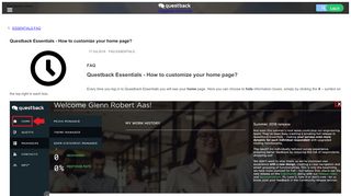
                            13. Questback Essentials - How to customize your home page? - Community