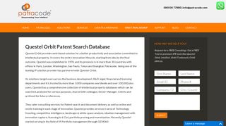 
                            7. Questel Orbit:Patent Search,IP Business Intelligence,IP Analytics
