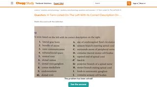 
                            8. Question: H term listed on the left with its correct description ... - Chegg