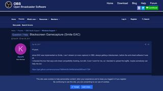 
                            10. Question / Help - Blackscreen Gamecapture (Smite EAC) | Open ...