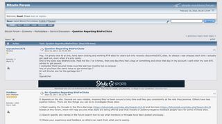 
                            9. Question Regarding BitsForClicks - Bitcointalk
