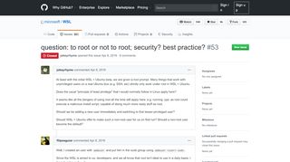 
                            7. question: to root or not to root; security? best practice? · Issue #53 ...