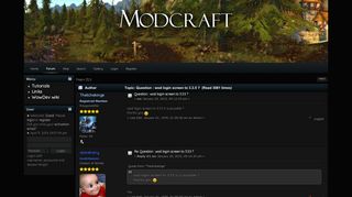 
                            4. Question : wod login screen to 3.3.5 ? - Modcraft