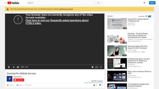 
                            8. QuestionPro Mobile Surveys - YouTube