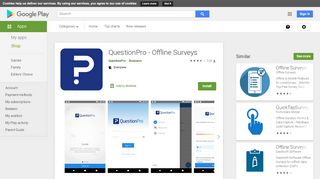 
                            2. QuestionPro - Offline Surveys - Apps on Google Play