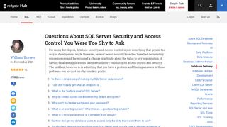 
                            7. Questions About SQL Server Security and Access Control You Were ...