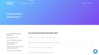 
                            3. Questions? - DreamCheaper.com