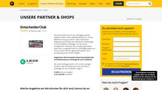 
                            4. Questler.de > Entscheiderclub.de (0,40 EUR Cashback)