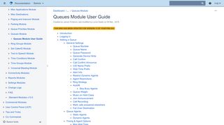 
                            4. Queues Module User Guide - FreePBX Wiki