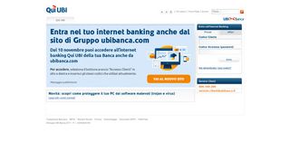 
                            6. Qui UBI - La tua Banca via internet, telefono, cellulare e sportelli ...