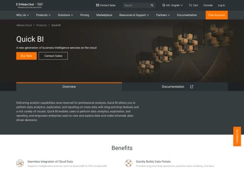
                            12. Quick BI: Business Intelligence Services on the Cloud - Alibaba Cloud