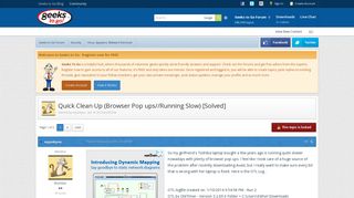 
                            9. Quick Clean Up (Browser Pop ups//Running Slow) [Solved] - Virus ...