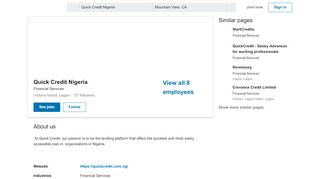 
                            9. Quick Credit Nigeria | LinkedIn