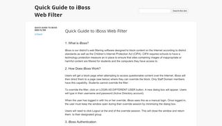 
                            9. Quick Guide to iBoss Web Filter - Google Sites