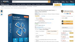 
                            10. Quick Heal Internet Security Latest Version - 1 Users, 3 Years (CD ...