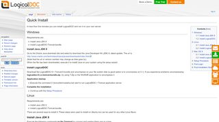 
                            1. Quick Install - LogicalDOC Community Wiki