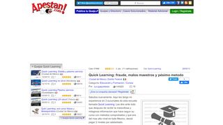 
                            6. Quick Learning: fraude, malos maestros y pésimo metodo, Ciudad ...