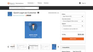 
                            9. Quick Login as Customer - Magento Marketplace