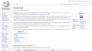 
                            2. Quick Look - Wikipedia