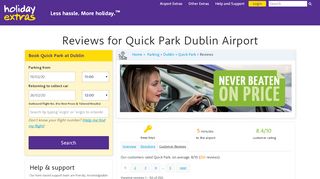 
                            13. Quick Park at Dublin Airport - Reviews - Holiday Extras