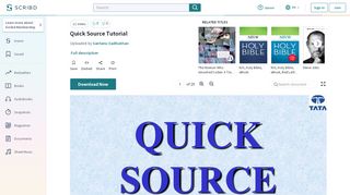 
                            10. Quick Source Tutorial | Hyperlink | Login - Scribd