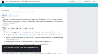 
                            10. Quick Start | Google Glass Mirror API | Google Developers