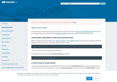 
                            4. Quick Start Guide for RancherOS - Rancher Labs