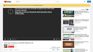 
                            7. Quick start: Hosting your ASP.NET Website in IIS - YouTube