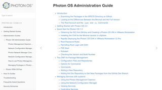 
                            9. Quick Start · VMware Photon OS 1.0 and 2.0 Documentation