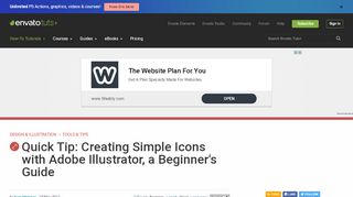 
                            2. Quick Tip: Creating Simple Icons with Adobe Illustrator, a Beginner's ...