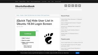 
                            3. [Quick Tip] Hide User List in Ubuntu 18.04 Login Screen ...