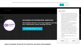 
                            12. QuickBase API | Cloud Elements | API Integration | iPaaS