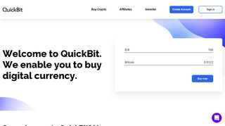 
                            3. Quickbit.eu | Buy Bitcoin Online