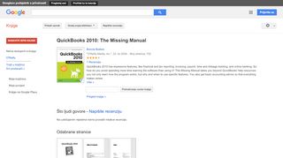 
                            12. QuickBooks 2010: The Missing Manual