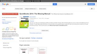 
                            7. QuickBooks 2014: The Missing Manual: The Official Intuit Guide to ...