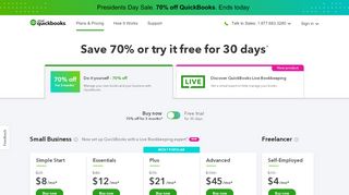 
                            4. QuickBooks Online Pricing & Free Trial - QuickBooks - Intuit