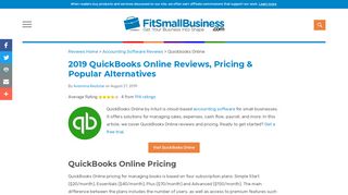 
                            13. QuickBooks Online Reviews, Pricing & Popular Alternatives