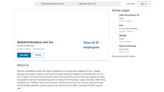 
                            5. QuickContractors.com Inc | LinkedIn