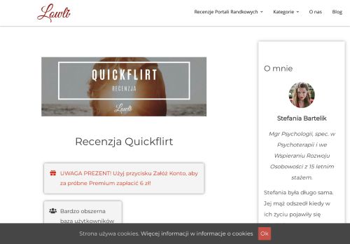 
                            4. Quickflirt - Opinie | MUSISZ przeczytać przed Rejestracją! | Alternatywy