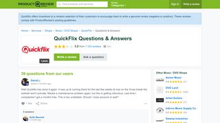 
                            2. QuickFlix Questions - ProductReview.com.au