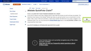
                            10. QuickFoto Claim | Allstate Insurance