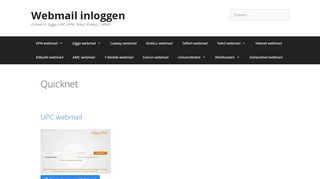 
                            4. Quicknet | Webmail inloggen