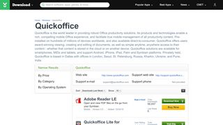 
                            8. Quickoffice - Download.com