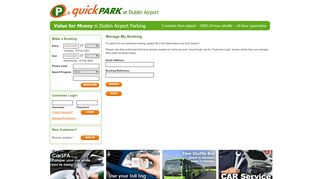 
                            3. QuickPark - Manage My Booking