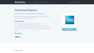 
                            9. QuickPay | American Express payment method - Accept payments with ...
