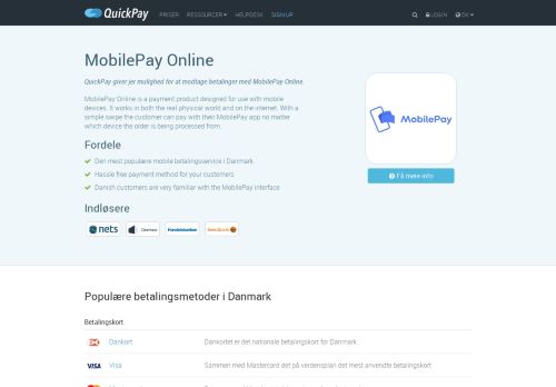 
                            13. QuickPay | MobilePay Online betalingsmetode - Modtag betalinger ...